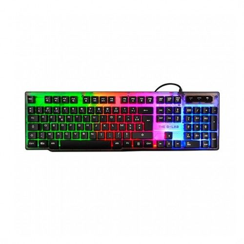 Teclado The G-Lab gaming keyz-neon / ESP multicolor