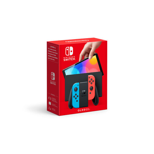 Consola Nintendo Switch - Versión OLED - Azul Neón/Rojo Neón