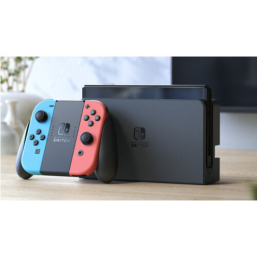 Consola Nintendo Switch - Versión OLED - Azul Neón/Rojo Neón
